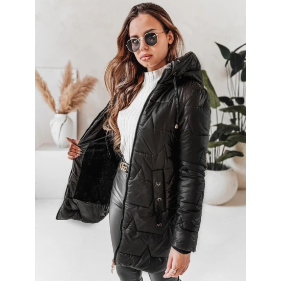 Moteriška juoda žieminė striukė Tango Moteriškos striukės