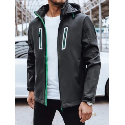 Vyriška tamsiai pilka striukė Marco