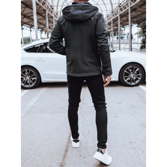 Vyriška tamsiai pilka striukė Marco Rudeninės / Pavasarinės