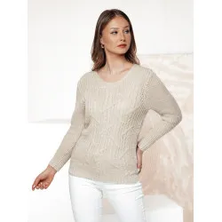 Damska sweter w kolorze rudym Nela