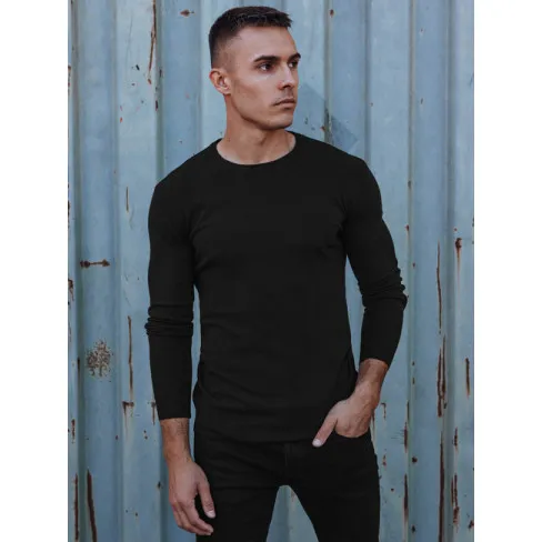 Męski czarny sweter Mika Swetry