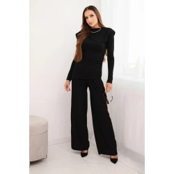 Moteriškas juodos spalvos komplektas Emit