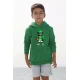 Vaikiškas žalias džemperis Meškinas su kamuoliu