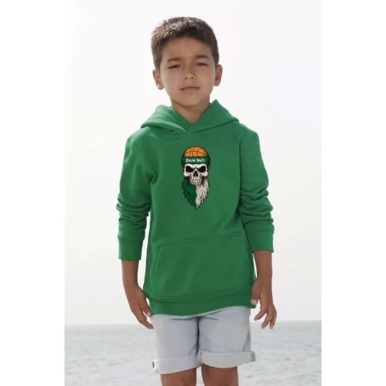 Vaikiškas žalias džemperis Žaliai balti Džemperiai vaikams