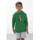 Vaikiškas žalias džemperis Žaliai balti