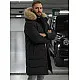 Vyriška juodos spalvos žieminė striukė Fred JS/25M9803/392