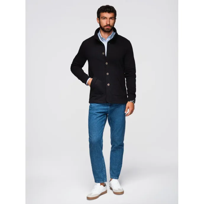 Men's black jumper Leo Sweaters