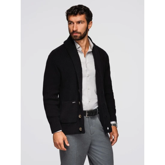 Vyriškas juodas megztinis Roy Megztiniai