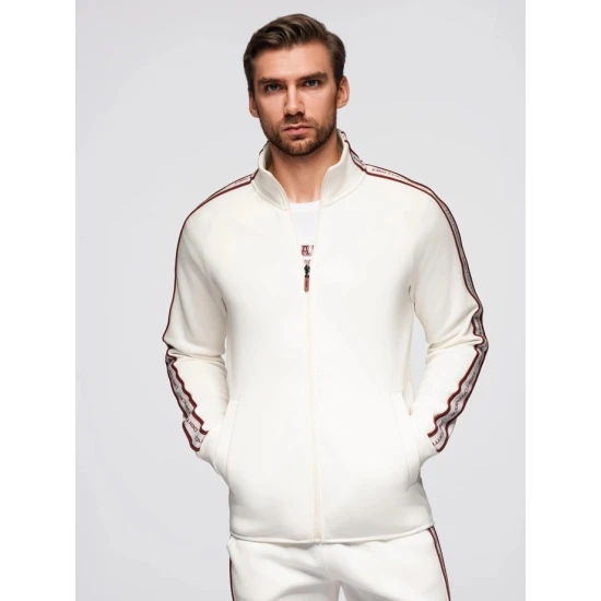 Vyriškas rusvas džemperis Performance Džemperiai be gobtuvo