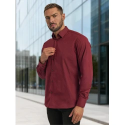 Vyriški bordo spalvos marškiniai Royal