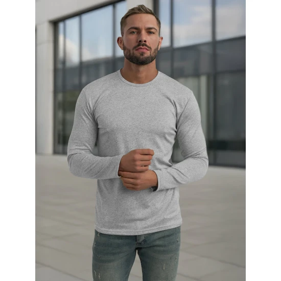 Vyriški pilki marškinėliai Rojo Megztiniai