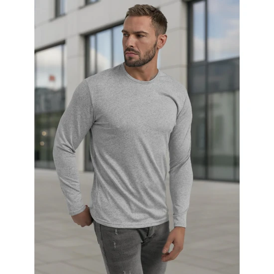 Vyriški pilki marškinėliai Rojo Megztiniai