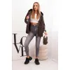 Women's dark brown Evelin sash Women's jackets