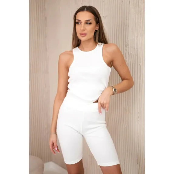 Moteriškas baltas 3 dalių komplektas Kimi Moteriški komplektai