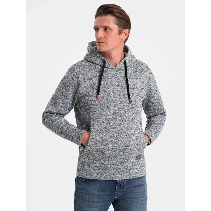 Vīriešu pelēks džemperis ar kapuci One Džemperi ar kapuci