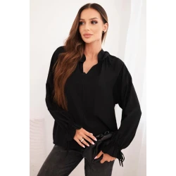 Moteriška juoda palaidinė Milan