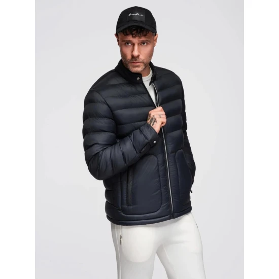 Vyriška juodos spalvos striukė Garin Odinės striukės