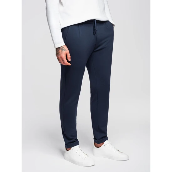 Vyriškos tamsiai mėlynos spalvos kelnės Sence Klasikinės kelnės