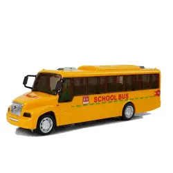 Mokyklinis autobusas su šviesomis