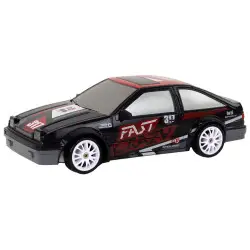Nuotoliniu būdu valdomas sportinis automobilis R/C 1:24 Juodi keičiami ratai