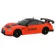Nuotoliniu būdu valdomas sportinis automobilis R/C 1:24 oranžinės spalvos keičiamais ratais Radijo bangomis valdomi žaislai