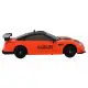Nuotoliniu būdu valdomas sportinis automobilis R/C 1:24 oranžinės spalvos keičiamais ratais Radijo bangomis valdomi žaislai
