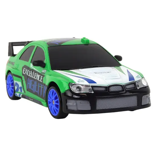 Nuotoliniu būdu valdomas sportinis automobilis R/C 1:24 Žalia keičiami ratai Radijo bangomis valdomi žaislai