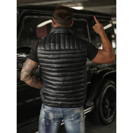 Vyriška juodos spalvos liemenė Stix Liemenės