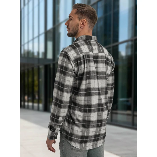 Vyriški pilki languoti marškiniai Marino Marškiniai