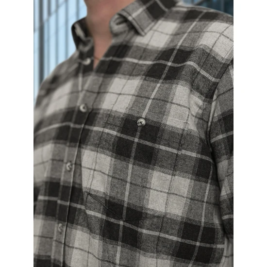 Vyriški pilki languoti marškiniai Marino Marškiniai