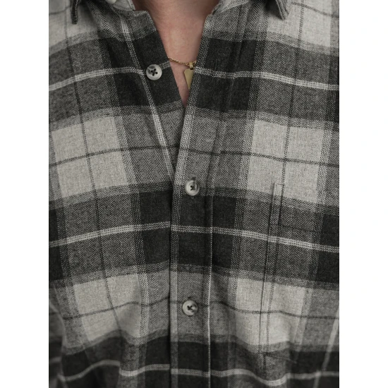 Vyriški pilki languoti marškiniai Marino Marškiniai