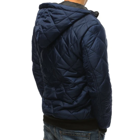 Vyriška pavasarinė - rudeninė striukė tamsiai mėlynos spalvos Karl Striukės