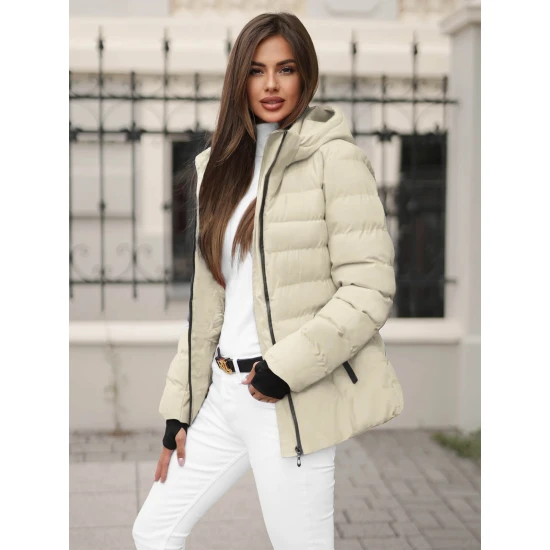 Balta moteriška striukė Jena Moteriškos striukės