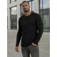 Vyriški juodi marškinėliai Rojo Megztiniai