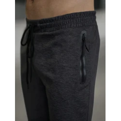 Vyriškos tamsiai pilkos kelnės Run
