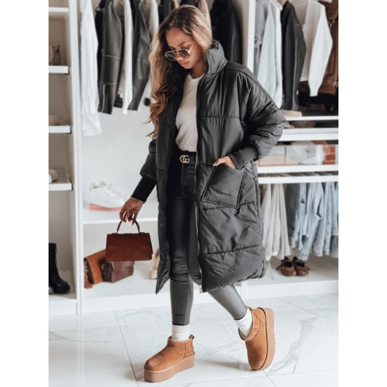 Moteriška oversize juoda striukė Gala Moteriškos striukės