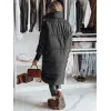 Moteriška oversize juoda striukė Gala Moteriškos striukės