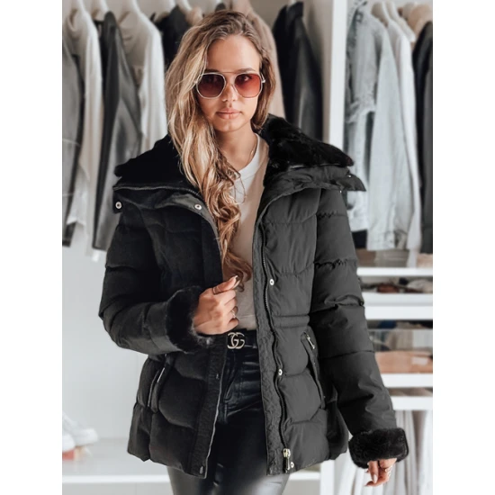 Moteriška juodos spalvos striukė Semi Moteriškos striukės