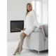 Moteriška balta suknelė su gobtuvu Margaret JS/YS10005/1