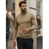 Men's brown high neck jumper Lenox Sweaters