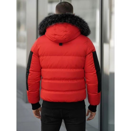 Žieminė raudona vyriška striukė Vitor O/M798Z