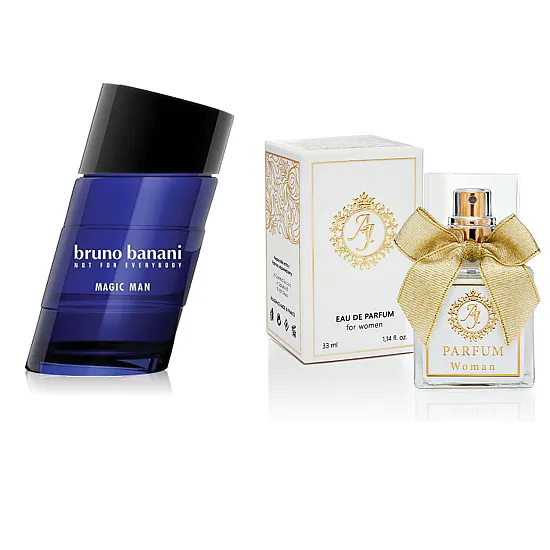 AJ Deluxe Nr222 kvepalai įkvėpti Bruno Banani – Magic Man 50 ml AJ Deluxe Vyrams French Perfumes