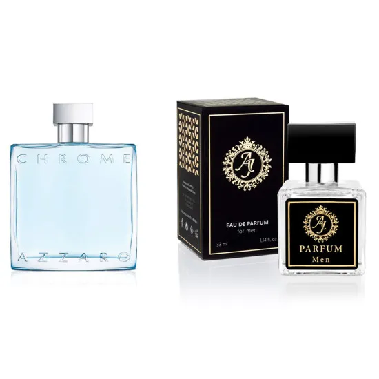 AJ Deluxe Nr273 kvepalai įkvėpti Azzaro - Chrome 33 ml AJ Deluxe Vyrams French Perfumes