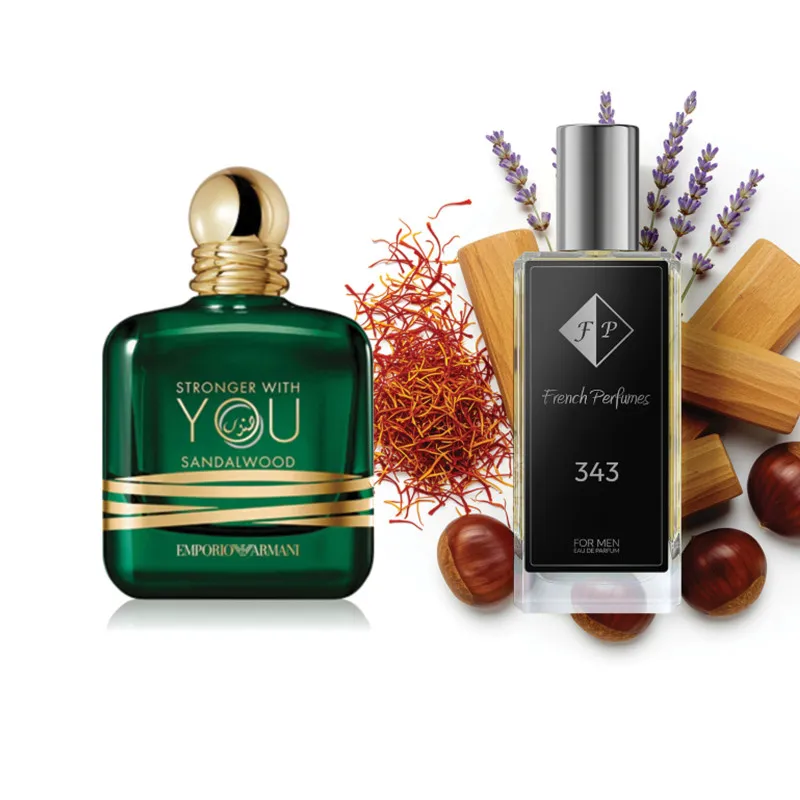 Nr343 kvepalai įkvėpti Armani– Stronger With You Sandalwood 33 ml EDP