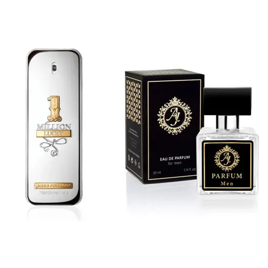 AJ Deluxe Nr458 kvepalai įkvėpti Paco Rabanne - 1 Million Lucky 33 ml AJ Deluxe Vyrams French Perfumes