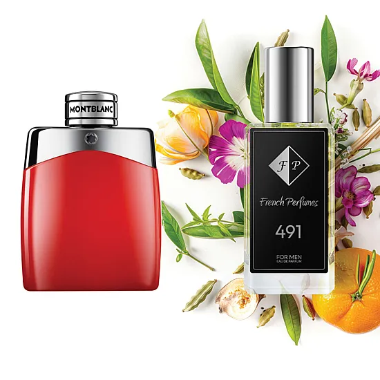 Nr491 kvepalai įkvėpti Montblanc - Legend Red 60 ml