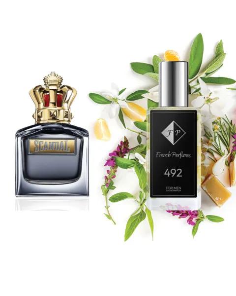 Nr492 kvepalai įkvėpti ean Paul Gaultier - Scandal Pour Homme 60 ml