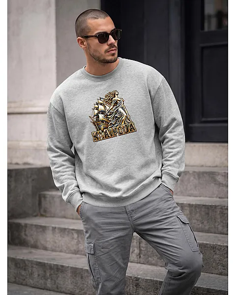 Men's Light Grey Sweatshirt Klaipėda