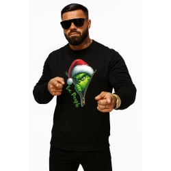 Juodas džemperis be gobtuvo Rimtas grinčas