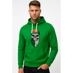 Vyriškas žalias džemperis Žaliai balti